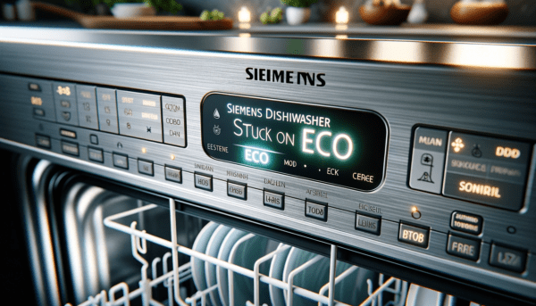 Siemens Dishwasher Stuck on Eco