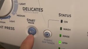 GE Washer Blinking Green Light